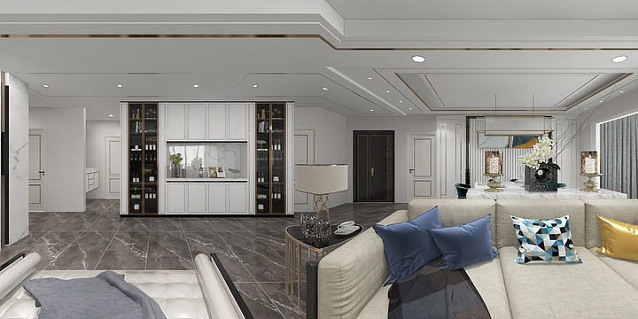 吕永明-文旅城九云府B户型183-191设计效果-装修设计方案