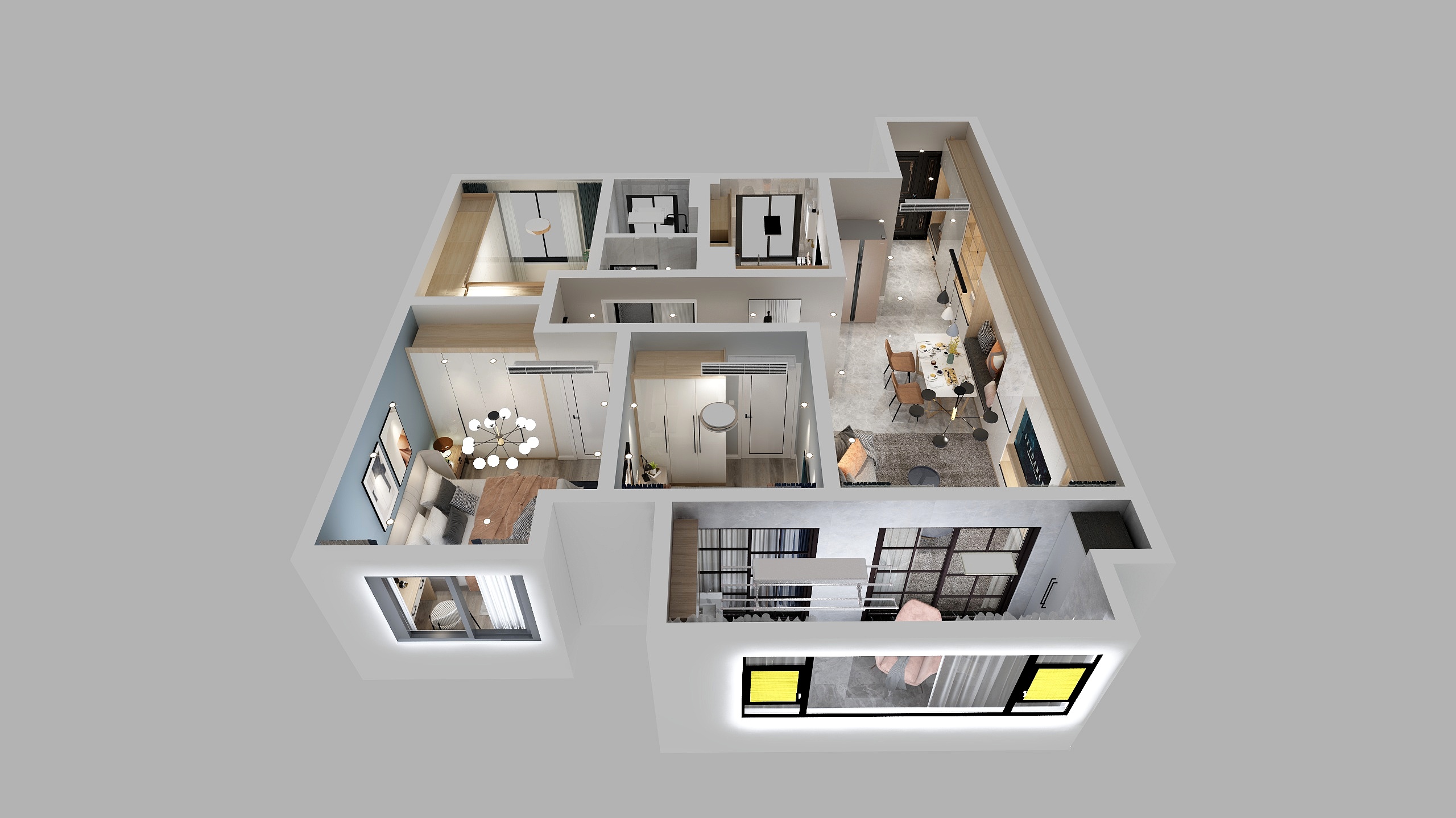 易修设计-吾悦华府103-2-装修设计方案