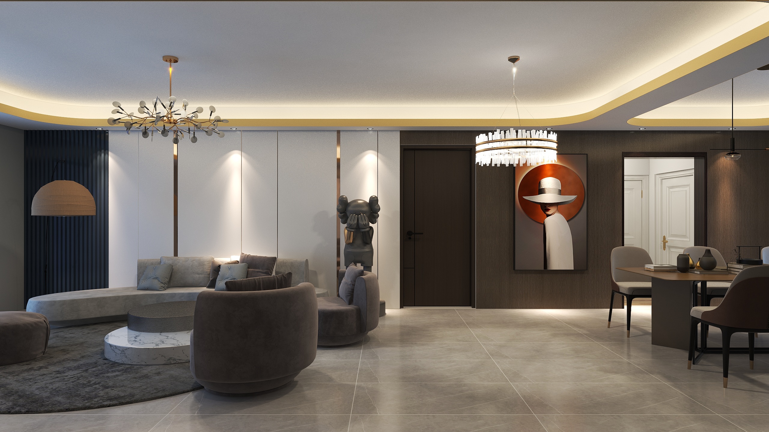 天之艺装饰-现代简约桥北-装修设计方案