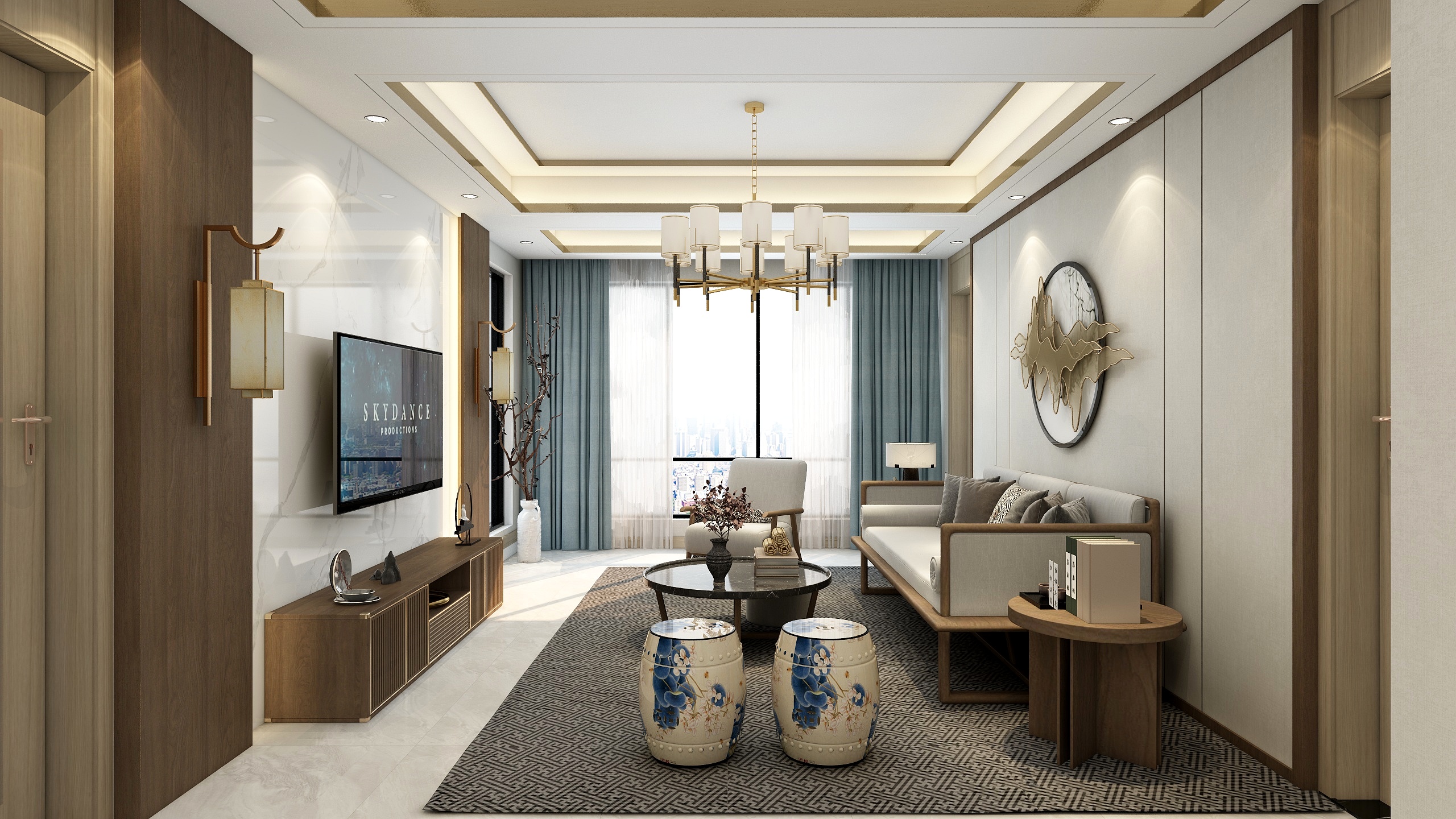 大设-梧桐中式-装修设计方案