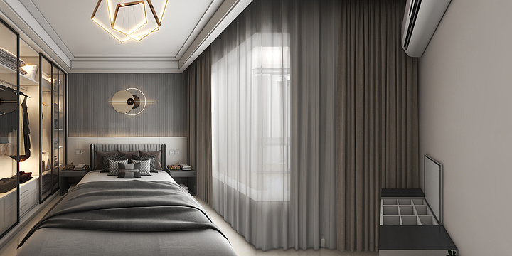 广禾全案定制家具-新郑市赵庄社区-装修设计方案