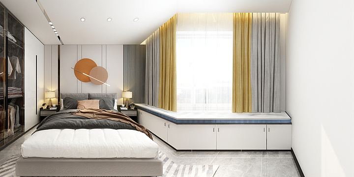 星天宇-镜湖天玺F12-1-901-装修设计方案