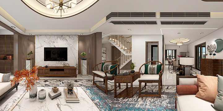 设计师阿峰9-紫云府向女士跃城-装修设计方案