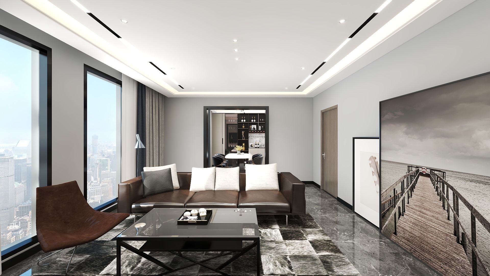 诗歌定制设计师-Jing-瑞和园89.50㎡B户型3室2厅1卫-装修设计方案