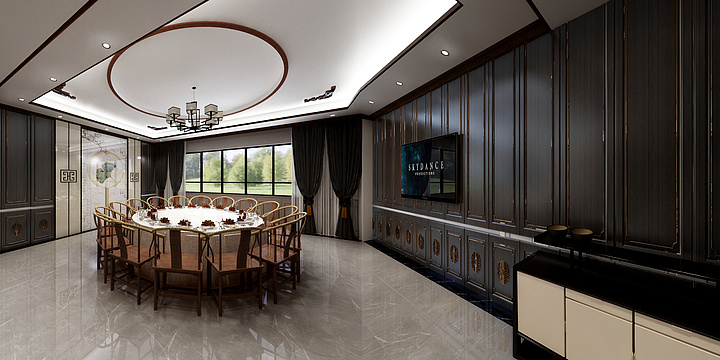 设计师窦伟-一牧场餐厅-装修设计方案