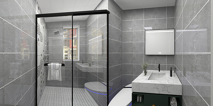 张丽丽SAjO-北堰还迁安置房140轻奢-装修设计方案