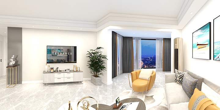 竹空间设计中心-昌建21-1-3101胡姐雅居-装修设计方案