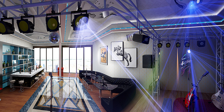 刘三郡主-音乐水吧-装修设计方案