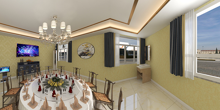 诚艺设计工作室-高速餐厅-装修设计方案