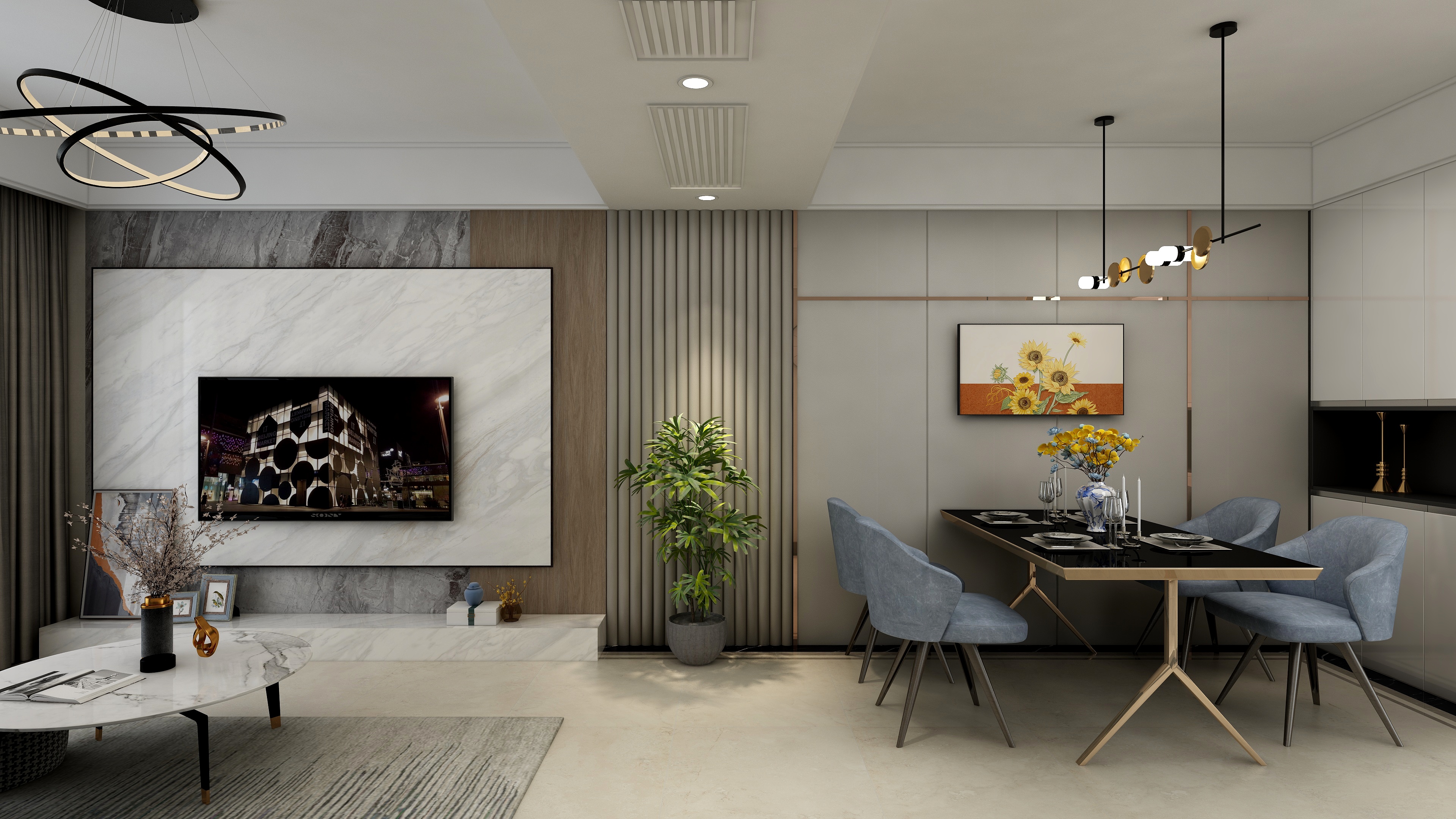 江苏省海门科凡-杜磊OT-江海都会98户型装修效果图