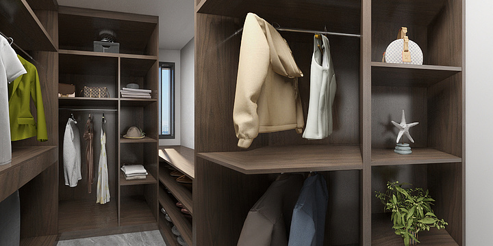 钚凡-德润天合2-1-101主卧衣帽间-装修设计方案