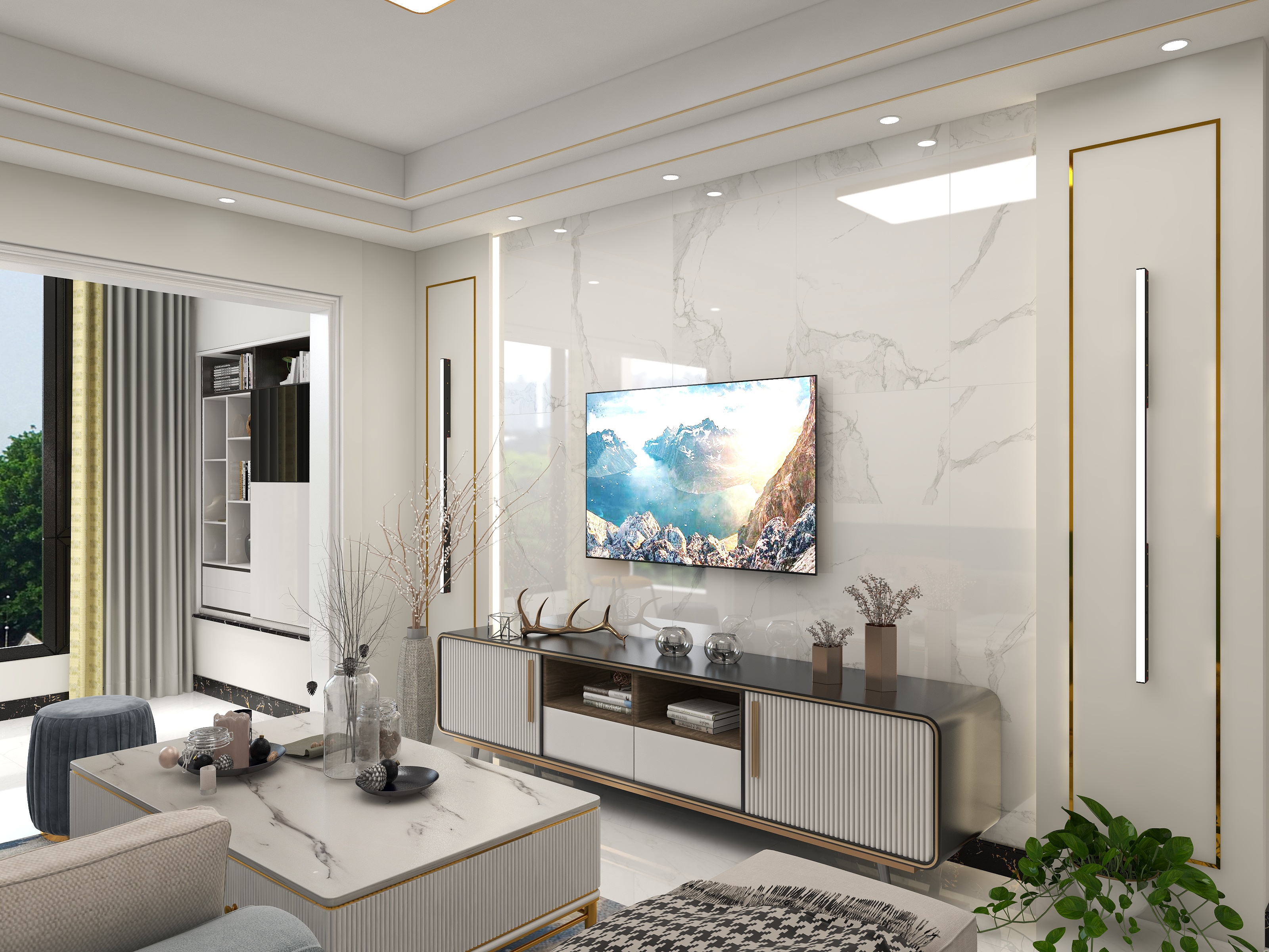 何玲色彩玩家-学府阳光-装修设计方案