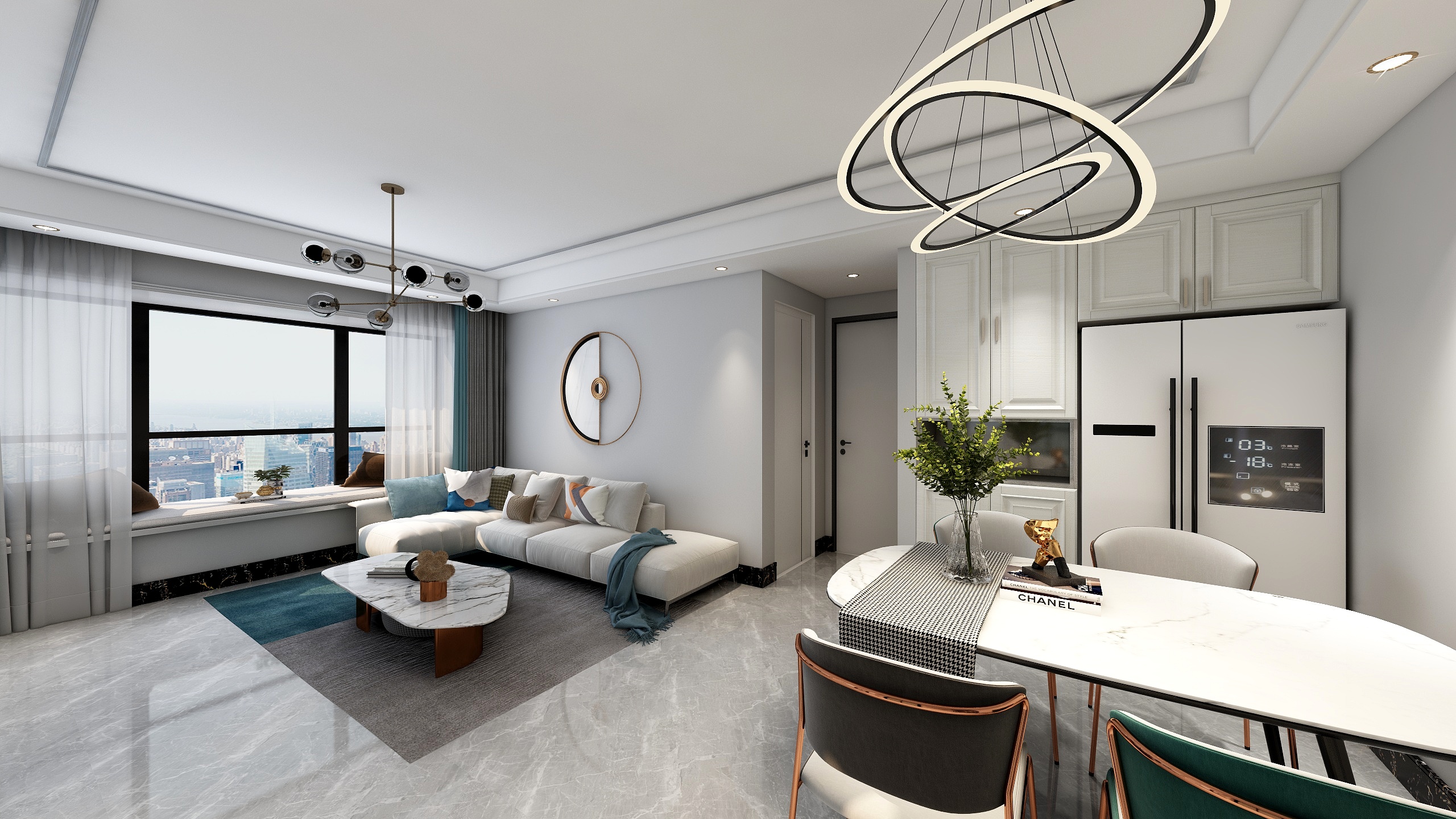 恒毓设计-墨香居装修效果图