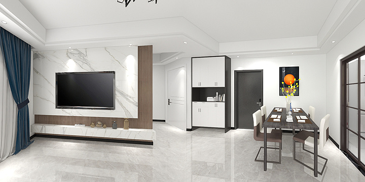 入寝难眠-现代简约98平方米-装修设计方案