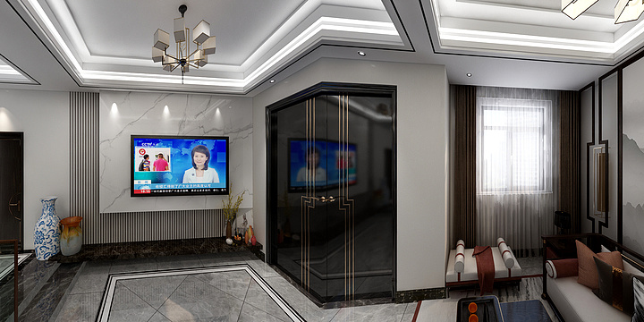 南宏装饰胡乐-129㎡3室-装修设计方案