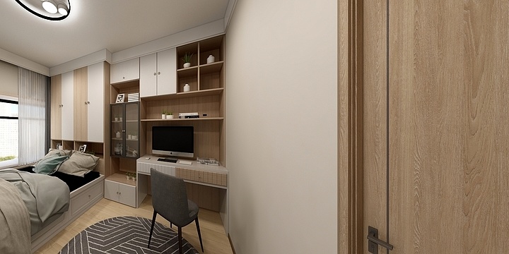 猫不坏-中央学府  北欧  刘   -装修设计方案