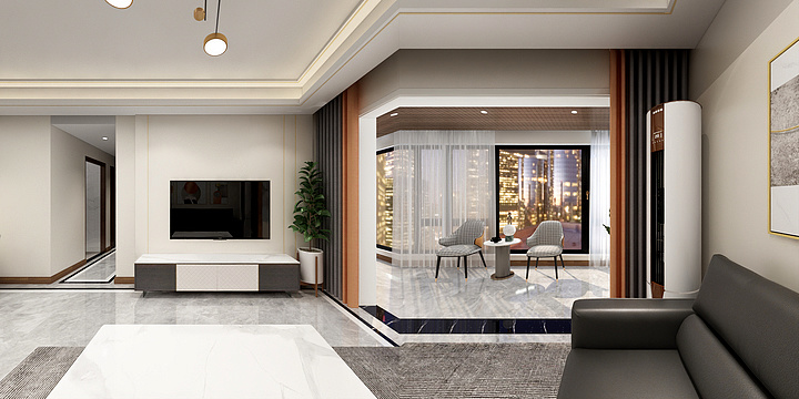 夏雅LXQk-奥园公园府邸-凤菲菲-装修设计方案