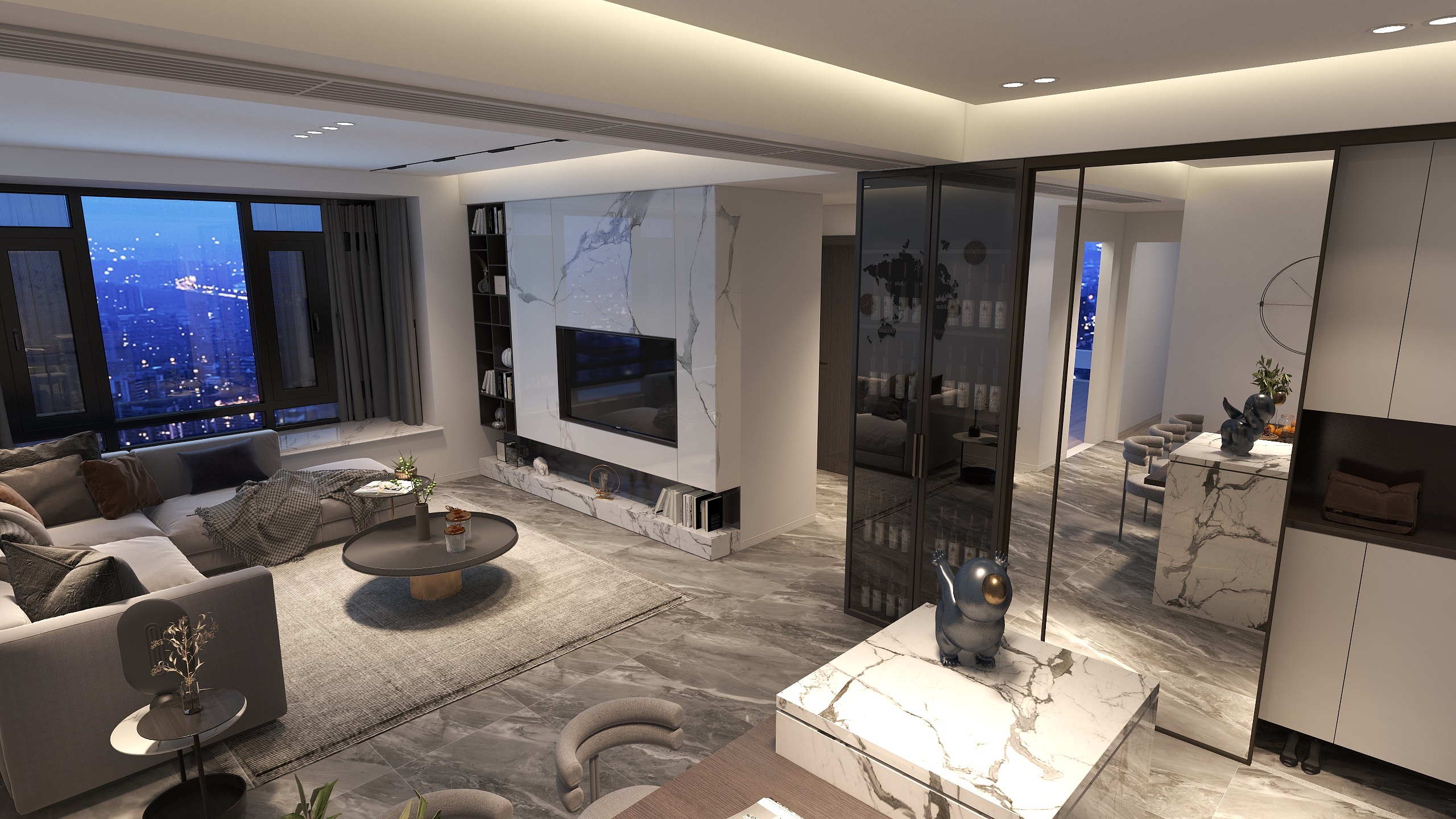 笑一个笑笑-越秀星悦城11-304-调整-装修设计方案