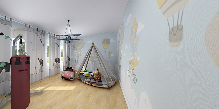 匠心鲁班15092099108-儿童活动室-装修设计方案