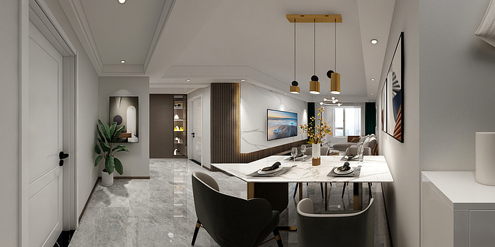 毒豆设计-盐城世纪公馆-装修设计方案