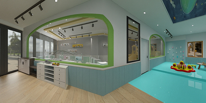Mr.Zhong -早教机构-装修设计方案
