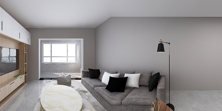 侘寂美学z-现代简约109㎡-装修设计方案