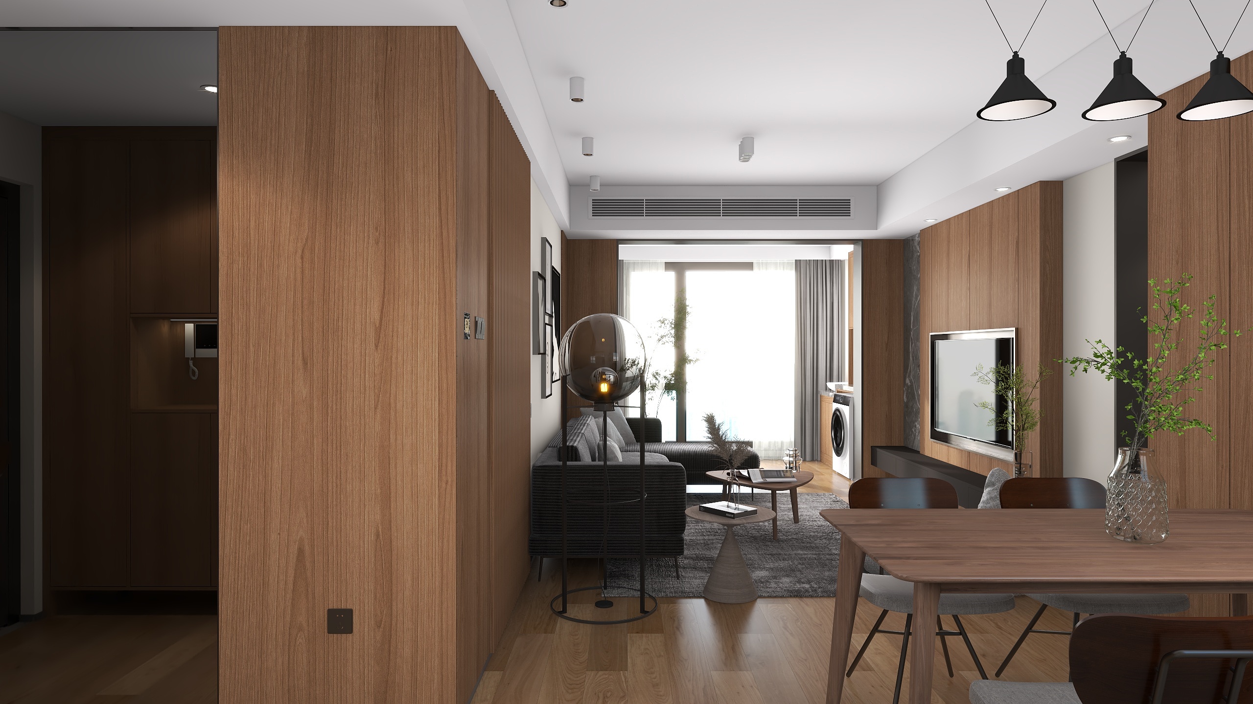 熬暖酱-首创·光和城四期现代原木风住宅装修效果图