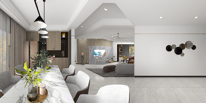 张林红Dgyh-王府井1栋501-装修设计方案