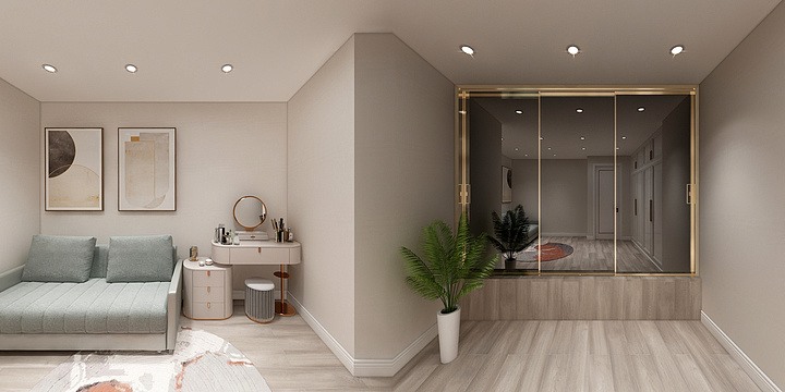 DESRGN金-复式现代轻奢-装修设计方案