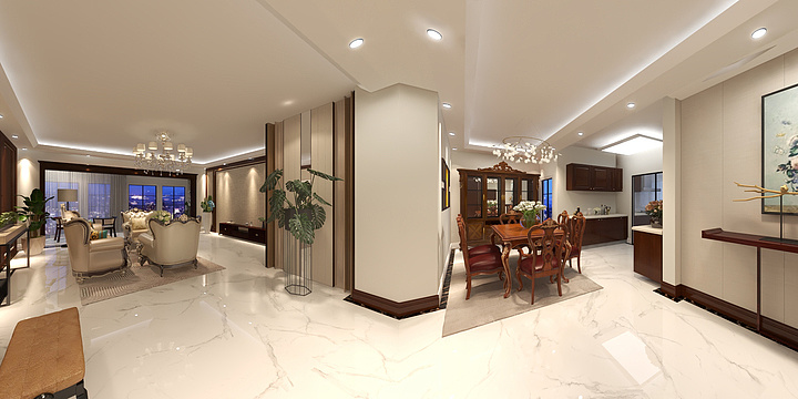 美纶美景15756264147-鹭岛国际社区61㎡2室-装修设计方案