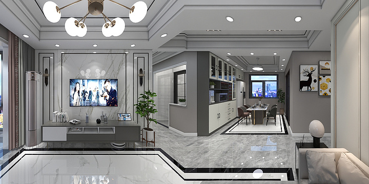 设计师人十九-当代云谷小区-装修设计方案