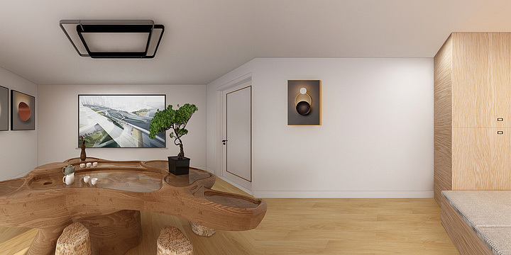 匠心鲁班15092099108-茶室书房休息-装修设计方案