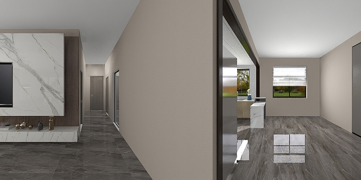 李鑫-中博山水大院6号楼2单元303室-装修设计方案