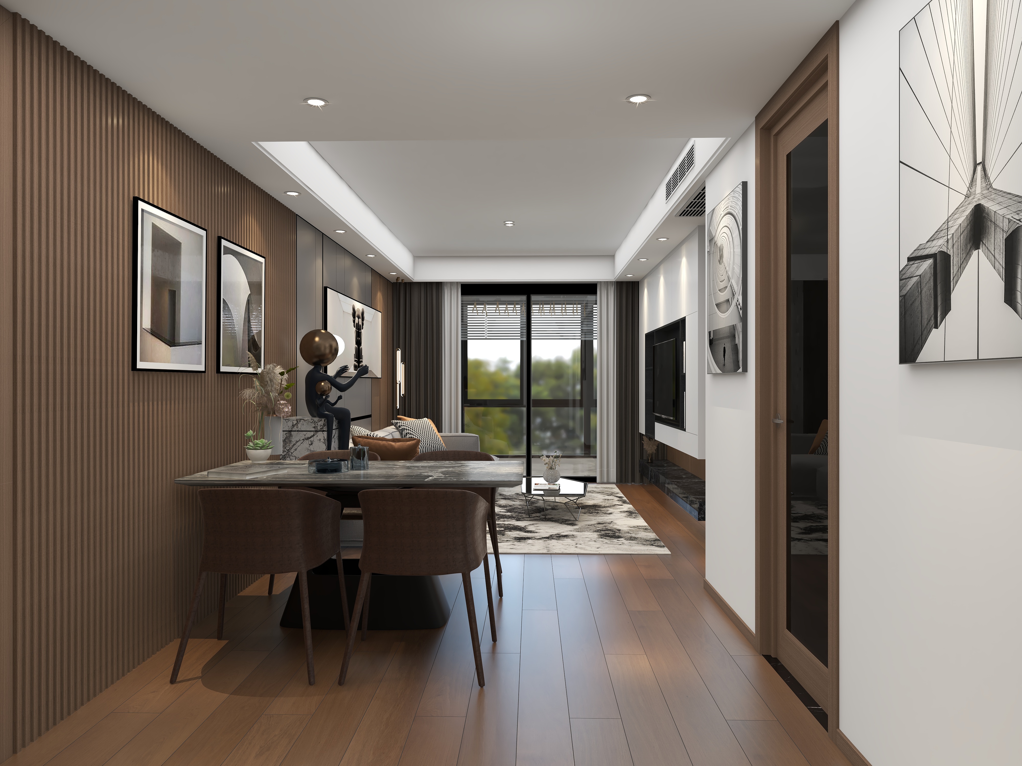 空间逻辑-首创禧瑞荟一期——96户型-装修设计方案