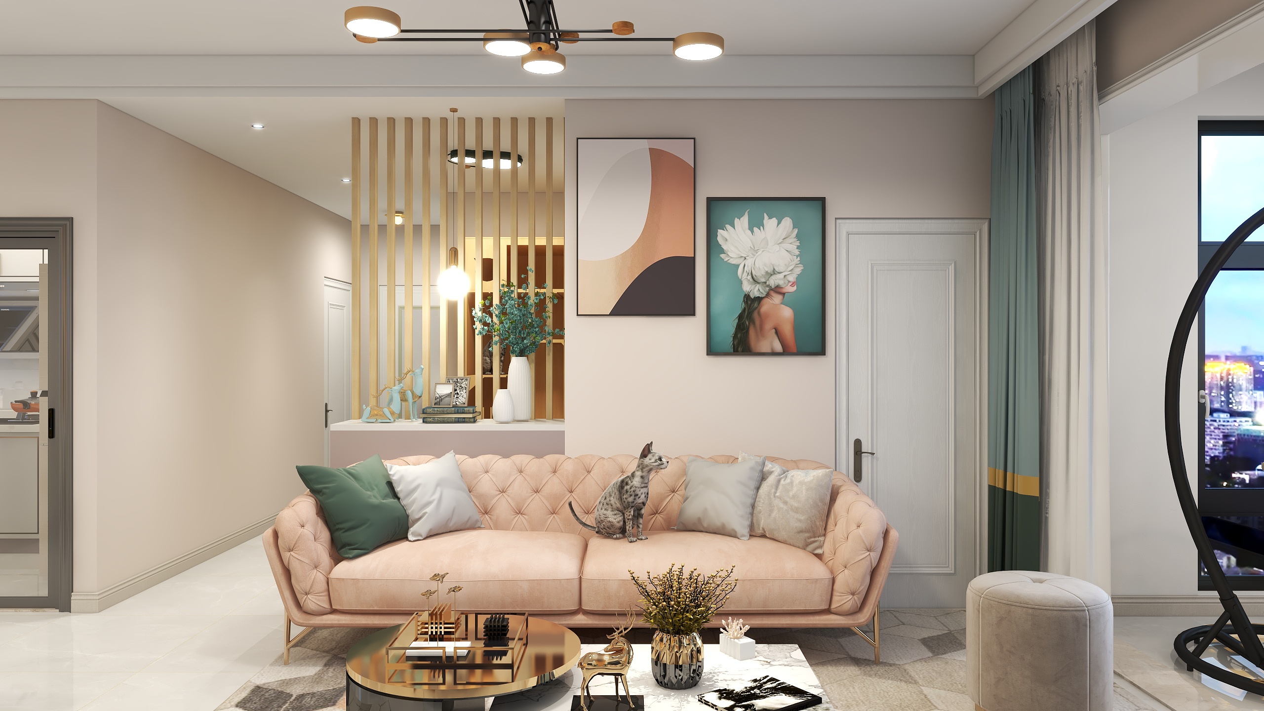 知否知否应是红肥绿瘦-德信海德公园83.00㎡A2’3室2厅1卫1厨-装修设计方案