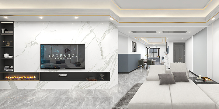 YM萌萌-中央檀府方案2-装修设计方案