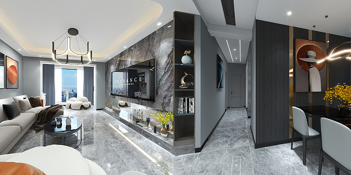 李子设计站-天瀑碧园-恋爱方舟-装修设计方案