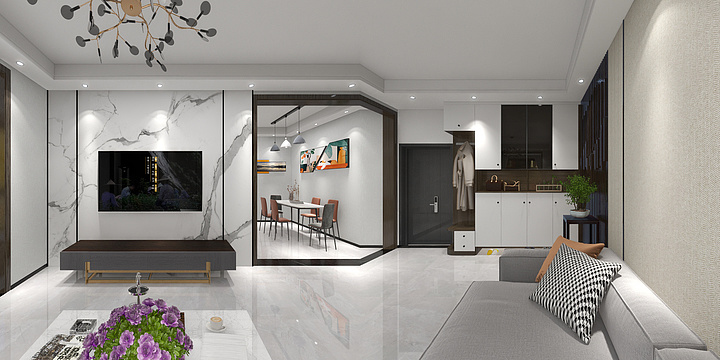 极木空间设计室冯-徐叔宝格丽公馆3-302-装修设计方案