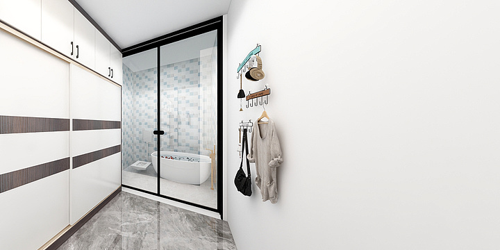 专注设计美学|品味实景落地-水果市场6层-副本-装修设计方案