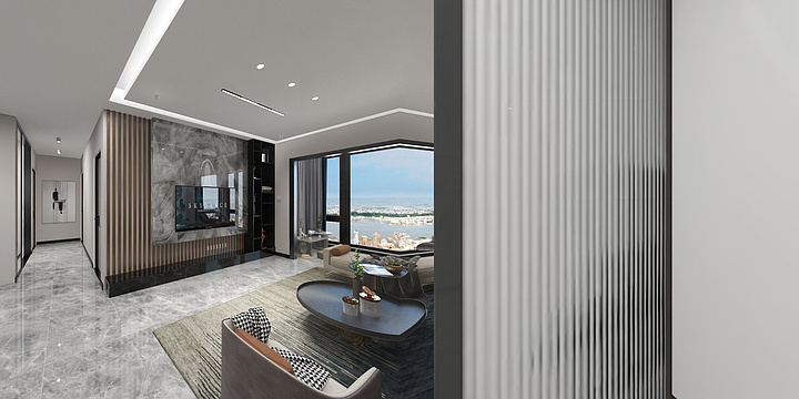 中江设计JOAy-翡翠湾116.49-兰先生-装修设计方案