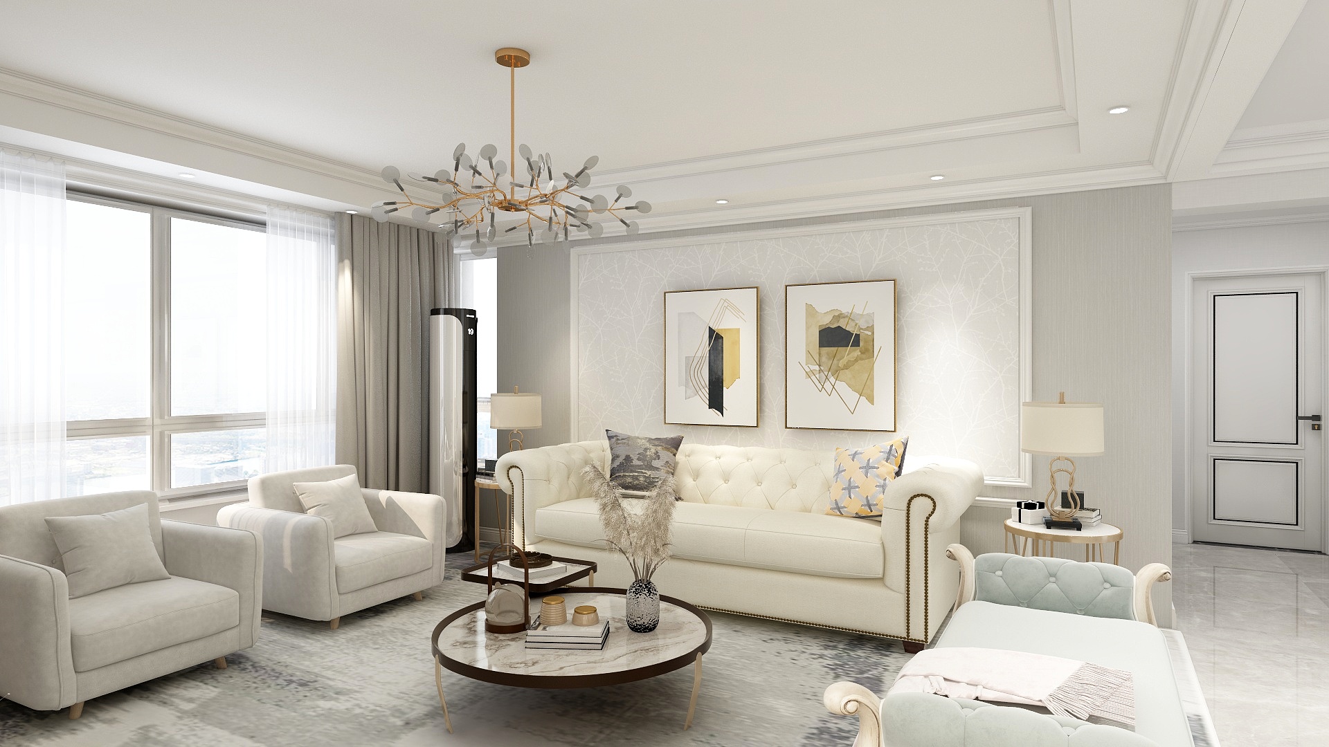 漫不经心的眼-柳岸御府-装修设计方案