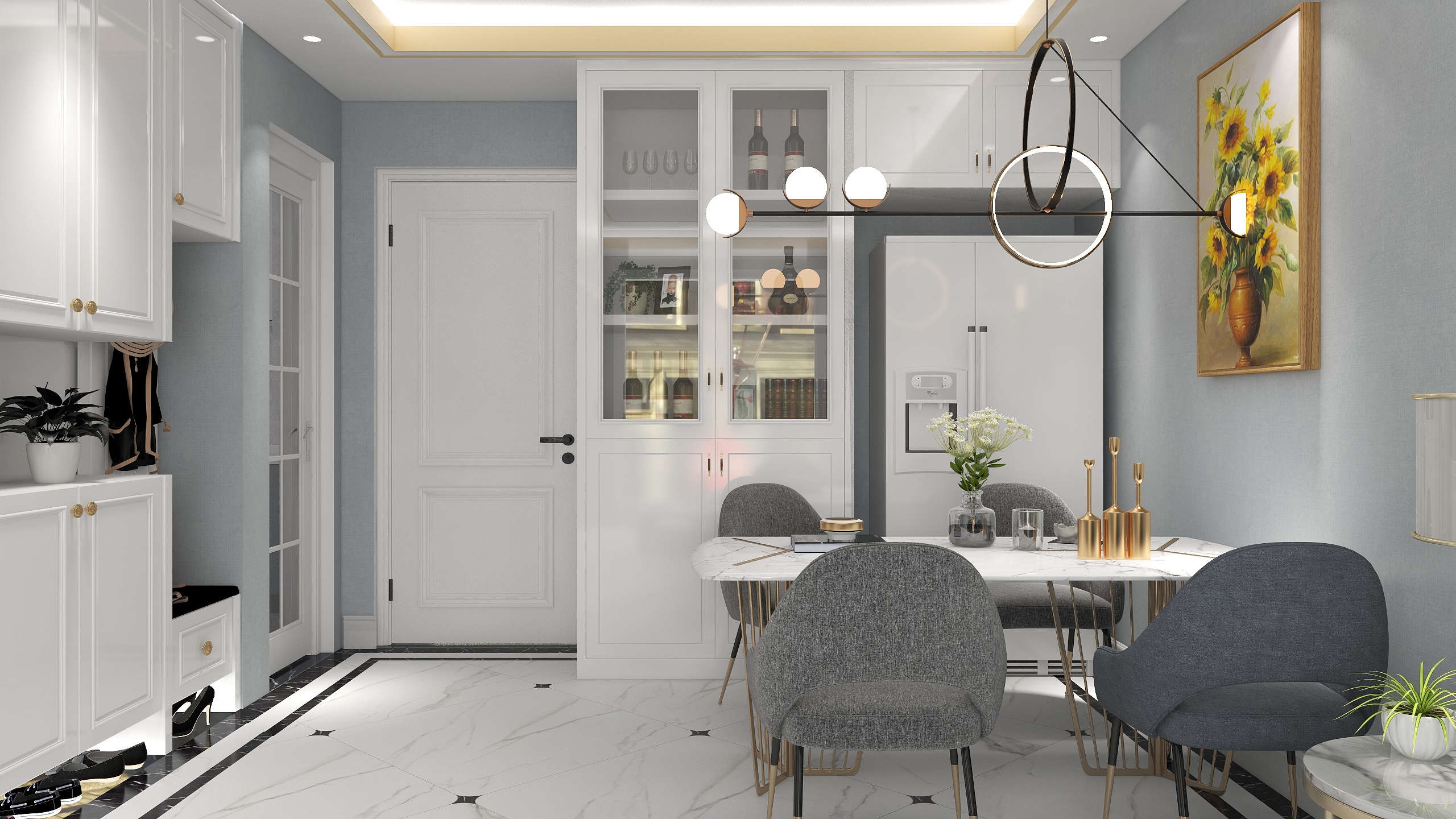 李奇君-现代简约|95平方|丰县装修效果图