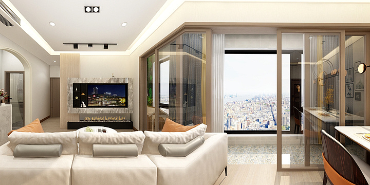 爱笑的眼睛i-瑞和园89.50㎡B户型3室2厅1卫-装修设计方案