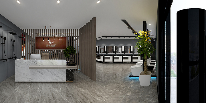 卫浴店设计-装修设计方案