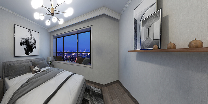 铭川装饰设计-万辰御景5栋204-装修设计方案