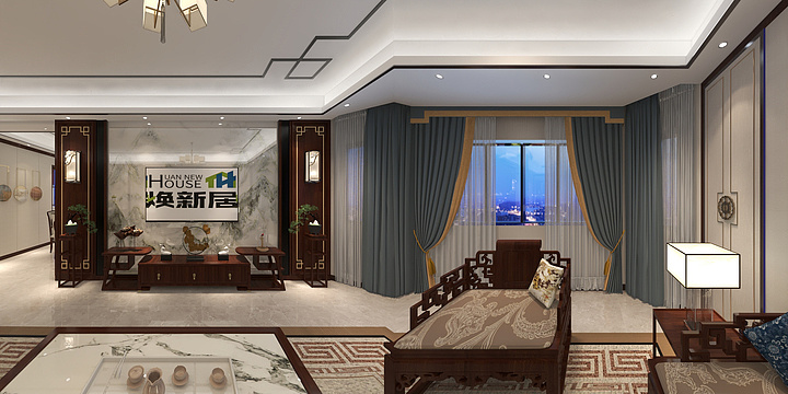 江西省焕品居装饰设计工程有限公司-翠湖天地12#801陈总雅居-装修设计方案