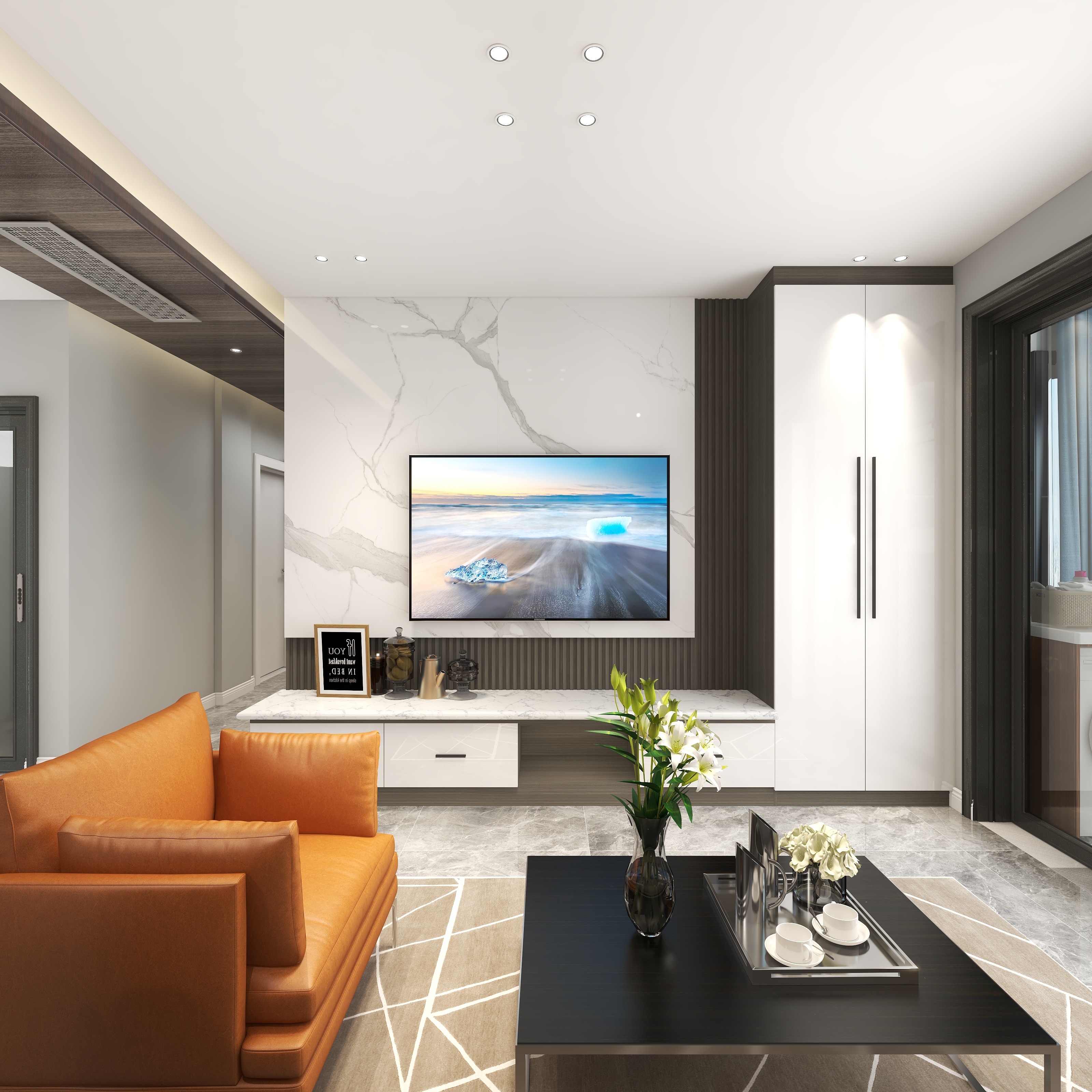 MeJiw-德信海德公园83.00㎡A2’3室2厅1卫1厨-装修设计方案