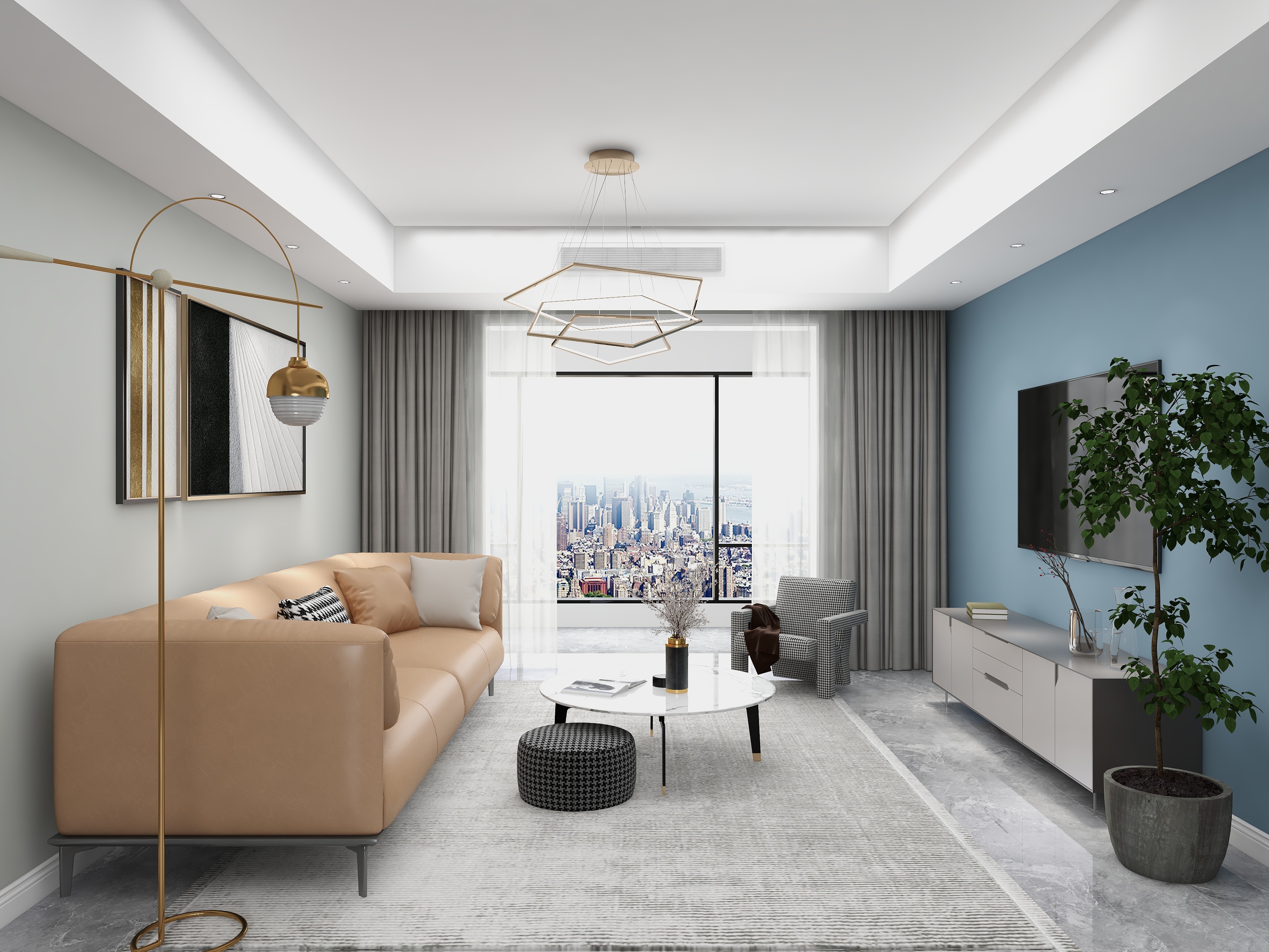 相城店-平绣雅苑130平三居现代简约-装修设计方案