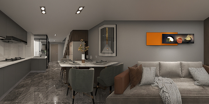 阿峰全屋整装定制-鼎鑫中心项目-装修设计方案