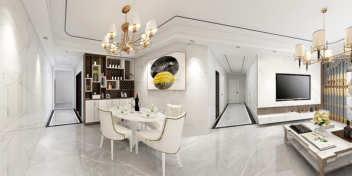 鸿盛五金-浩创花语城-装修设计方案